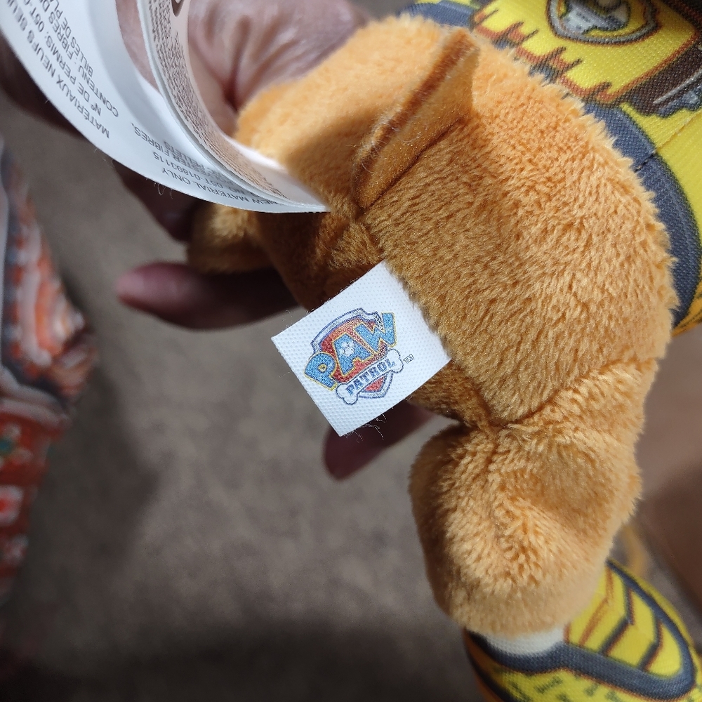 โPaw Patrol Rubble Nickelodeon, Bulldog Plush 7in - Picture 11 of 13